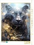 CALVENDO Puzzle Tierportrait Malerei | 1000 Teile Lege-Gr&ouml;&szlig;e 64 x 48 cm...