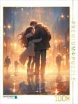 CALVENDO Puzzle Manga - Liebesp&auml;rchen im Regen in der Stadt | 1000 Teile