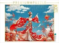 Puzzle &middot; Rote Seidenpracht | Ein Motiv aus dem Kalender Rhythmus der...