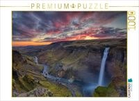 Puzzle &middot; H&aacute;ifoss &iacute; Foss&aacute; | Der dritth&ouml;chste Wasserfall Islands &middot; 1000...