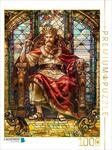 CALVENDO Puzzle K&ouml;nig auf dem Thron | 1000 Teile Lege-Gr&ouml;&szlig;e 64 x 48 cm...