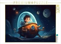 CALVENDO Puzzle Lucas Reise zum Mond | 1000 Teile Lege-Gr&ouml;&szlig;e 64 x 48 cm...