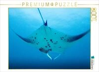 Puzzle &middot; Mantarochen im Anflug | Der elegante Meeresgleiter &middot; 1000 Teile &middot;