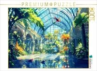 CALVENDO Puzzle Tropisches Paradies im Gew&auml;chshaus - Anime Landschaft | 1000...