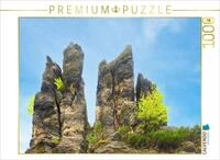 CALVENDO Puzzle Nonnenfelsen (537m) in Jonsdorf am S&uuml;dosthang des Buchberges....