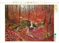 CALVENDO Puzzle Wasserfall am Burschenplatz | 1000 Teile Lege-Gr&ouml;&szlig;e 64 x 48 cm