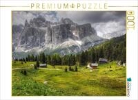 Puzzle &middot; Sella Meisules - Gr&ouml;den Dolomiten | 1000 Teile &middot; Lege-Gr&ouml;&szlig;e 64 &times; 48 cm