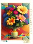 CALVENDO Puzzle Bunter Fr&uuml;hlingsstrau&szlig; in Einer stylischen Vase | 1000 Teile