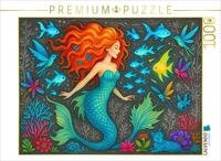 Puzzle &middot; Meerjungfrau und Leuchtfische | Magische Fabelwesen &middot; 1000 Teile &middot;
