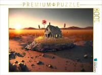 CALVENDO Puzzle Haus zur Abendsonne | 1000 Teile Lege-Gr&ouml;&szlig;e 64 x 48 cm...