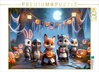 CALVENDO Puzzle Das Halloween-Fest im Ritterwald: Gruselspa&szlig; und...