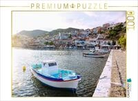 Puzzle &middot; Abendstimmung im Hafen von Pythagorion auf Samos | Griechische