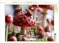 Puzzle &middot; Auf dem Pilzthron mit K&auml;ferbesuch | So detailreich kann nur KI...