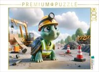 CALVENDO Puzzle Die gewissenhafte Schildkr&ouml;te als Sicherheitsbeauftragte:...