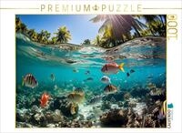 CALVENDO Puzzle Kunterbuntes Treiben unter Wasser - Fische in den Tropen | 1000...