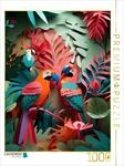CALVENDO Puzzle Papageien im Dschungel | 1000 Teile Lege-Gr&ouml;&szlig;e 64 x 48 cm