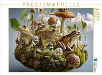 Puzzle &middot; Kr&ouml;tenzauber im Pilzreich | So detailreich kann nur KI tr&auml;umen &middot;...