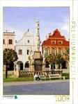 Puzzle &middot; Telč, Teltsch, in Tschechien, Marien- oder Pests&auml;ule am Marktplatz...