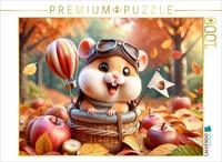 CALVENDO Puzzle Herbstlicher Hochflug: EIN Hamster und Sein luftiges Abenteuer...