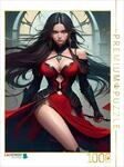 CALVENDO Puzzle Seraphina Nachtfeuer | 1000 Teile Lege-Gr&ouml;&szlig;e 64 x 48 cm...