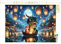 CALVENDO Puzzle Lichtermeer in n&auml;chtlichem Glanz | 1000 Teile Lege-Gr&ouml;&szlig;e 64...
