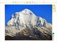 CALVENDO Puzzle Blick vom Poon Hill (3210 m) auf den Himalayariesen Dhaulagiri...