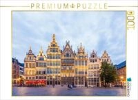 Puzzle &middot; Zunfth&auml;user am Grote Markt in Antwerpen | 1000 Teile &middot; Lege-Gr&ouml;&szlig;e 64 &times;