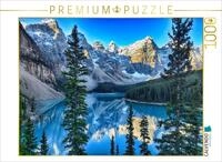 CALVENDO Puzzle Der Moraine Lake wurde 1969 sogar auf der 20-Dollar-Note im...