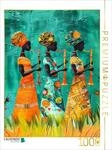 CALVENDO Puzzle DREI Frauen mit Musikinstrumenten in Afrika | 1000 Teile...