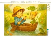 Puzzle &middot; Bootsfahrt durch Regenpf&uuml;tzen | Tari und Tili auf ihren Abenteuern...