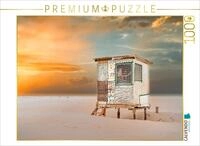 CALVENDO Puzzle Fernglas mit Blick aufs Meer | 1000 Teile Lege-Gr&ouml;&szlig;e 64 x 48...