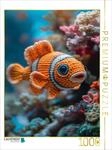 CALVENDO Puzzle geh&auml;kelter Fisch | 1000 Teile Lege-Gr&ouml;&szlig;e 64 x 48 cm...