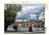Puzzle &middot; Kitzingen am Main | Waterfront &middot; 1000 Teile &middot; Lege-Gr&ouml;&szlig;e 64 &times; 48 cm &middot;