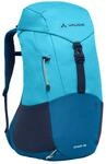 VAUDE Skomer Wanderrucksack Damen 18 L, Regenh&uuml;lle, Aqua | Aufger&auml;umter Daypack