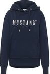 MUSTANG Damen Hoodie Kapuzenpullover Margo - Regular Fit - XS - XL Weiss Blau