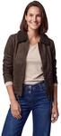 Cecil Damen Velours Jacke mit Teddy-Kragen