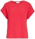 Vila Female Oberteil mit kurzen &Auml;rmeln Rundhals | Short Sleeved Top