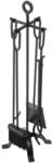 VEVOR Kaminbesteck-Set, 5-teiliges Ofenbesteck-Set, vierzackiger St&auml;nder,...