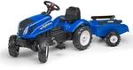 Falk 3080AB New Holland T6 Tractor + Aanhanger 2/5 | Motorhaube zum &Ouml;ffnen &ndash;