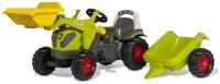 Rolly Toys rollyKid CLAAS AXOS 240 Trettraktor mit Anh&auml;nger + Frontlader (f&uuml;r