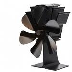 Relaxdays Kaminventilator, HBT 21,5x17x11cm, schwarz | w&auml;rmebetrieben, ohne...