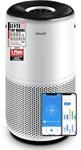 Levoit Core 400S Luftreiniger f&uuml;r Allergiker, bis zu 90㎡, Silberwei&szlig; | HEPA plus