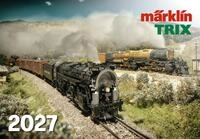 M&auml;rklin/Trix 19727 Wandkalender 2027 &ndash; 24 Eisenbahnmotive &ndash; Spiralbindung, 49 x