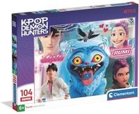 Clementoni Supercolor Kpop Demon Hunters - Puzzle 104 Teile ab 6 Jahren | buntes