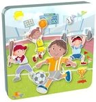 HABA Magnetspiel Box Sportarten - Magnet Puzzle f&uuml;r Kinder ab 3 | 50...