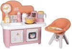 Smoby - Baby Nurse &ndash; K&uuml;che und Hochstuhl &ndash; Ofen, Kochfeld und Hochstuhl &ndash; viel