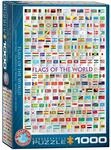 EuroGraphics EG60000128 Puzzle Flaggen der Welt mehrfarbig