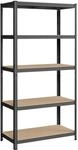 SONGMICS Schwerlastregal, 50 x 100 x 200 cm, bis 600 kg belastbar | Kellerregal,