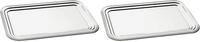 APS 399 Partyplatte Classic, 41 x 31 cm, Metall, vernickelt und glanzverchromt