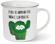 Nici 45023 Tasse If you`re happy, Porzellan, 400ml